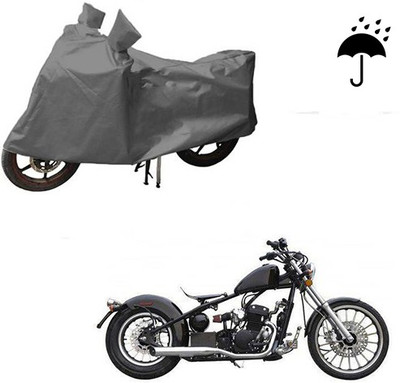 HYBRIDS COLLECTION Waterproof Two Wheeler Cover for Harley Davidson(Bobber 350, Grey)