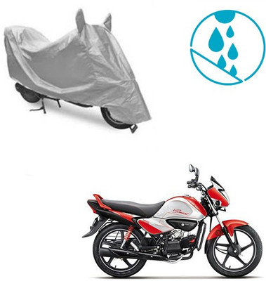 Atulit enterprises Two Wheeler Cover for Hero(Splendor I Smart, Silver)