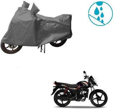 RPSENTTERPR Waterproof Two Wheeler Cover for Mahindra(Pantero, Grey)