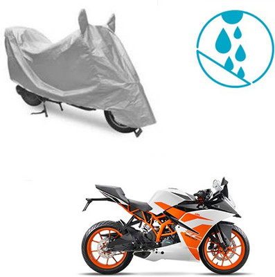 Atulit enterprises Two Wheeler Cover for KTM(Duke 200, Silver)