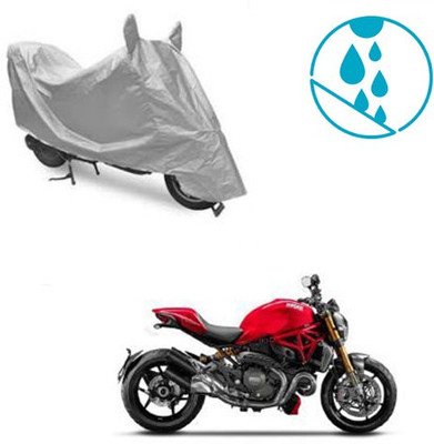 Atulit enterprises Two Wheeler Cover for Ducati(Monster 795, Silver)