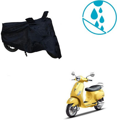 Atulit enterprises Two Wheeler Cover for Piaggio(Vespa SXL, Black)
