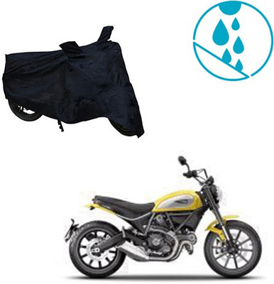 Atulit enterprises Two Wheeler Cover for Ducati(Scrambler, Black)