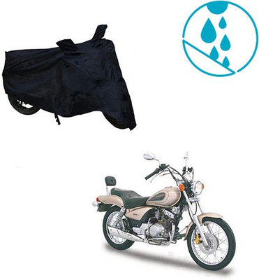SRENTERPRISES Two Wheeler Cover for Yamaha(Enticer, Black)
