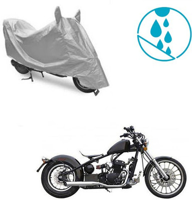 Atulit enterprises Two Wheeler Cover for Harley Davidson(Bobber 350, Silver)