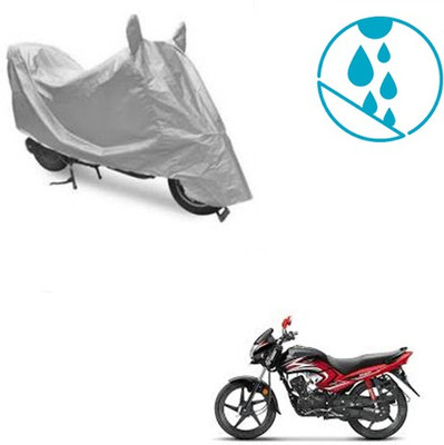 Atulit enterprises Two Wheeler Cover for Honda(Dream Yuga, Silver)