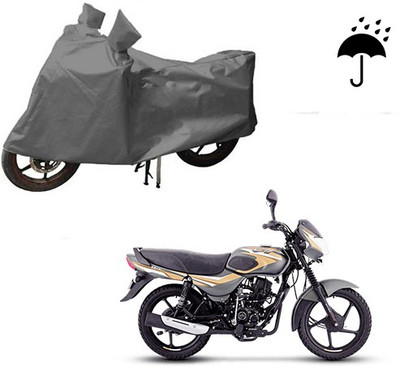 RPSENTTERPR Waterproof Two Wheeler Cover for Bajaj(CT100, Grey)