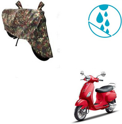 Atulit enterprises Two Wheeler Cover for Piaggio(Vespa VXL, Multicolor)