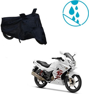 SRENTERPRISES Two Wheeler Cover for Hero(Karizma, Black)
