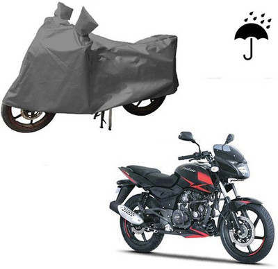 HYBRIDS COLLECTION Waterproof Two Wheeler Cover for Bajaj(Pulsar 180 DTS-i, Grey)