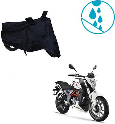 Atulit enterprises Two Wheeler Cover for DSK Benelli(TNT 25, Black)