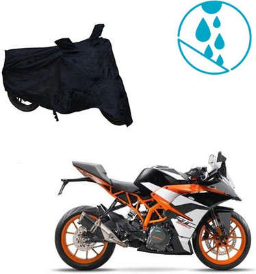 Mdstar Waterproof Two Wheeler Cover for KTM(RD 350, Black)