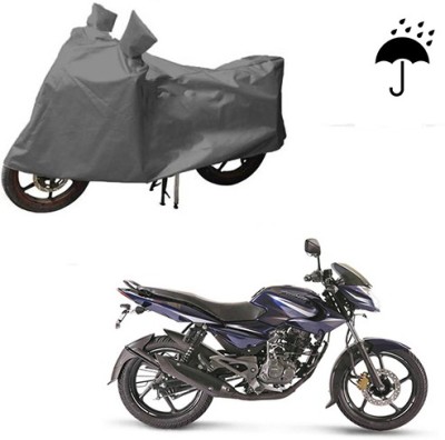 MMSSTAR Waterproof Two Wheeler Cover for Bajaj(Pulsar 135 LS DTS-i, Grey)