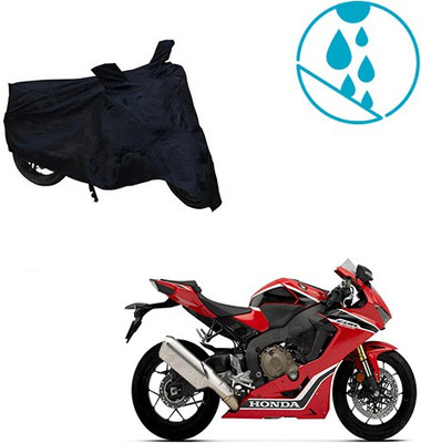 Atulit enterprises Two Wheeler Cover for Honda(CBR 1000RR, Black)