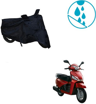 Atulit enterprises Two Wheeler Cover for Mahindra(Gusto, Black)