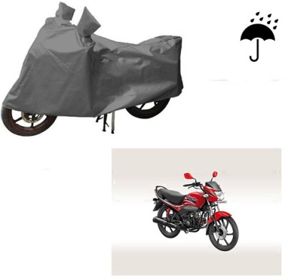 HYBRIDS COLLECTION Waterproof Two Wheeler Cover for Hero(Xtreme Sports, Grey)