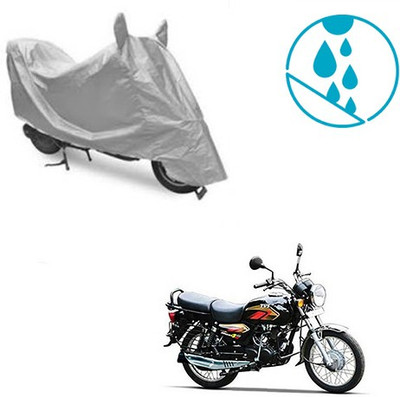Atulit enterprises Two Wheeler Cover for TVS(Max 4R, Silver)
