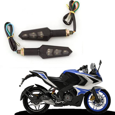 BRPEARl Side LED Indicator Light for Bajaj Pulsar 220 DTS-i(Orange)