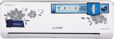 View Lloyd 1 Ton 5 Star Split Inverter AC with Wi-fi Connect  - Print White(LS12I56HAWA, Copper Condenser)  Price Online