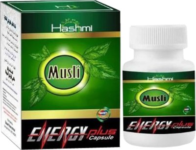 Hashmi Musli Energy Plus For Elevates Mood and Power (40 Capsule)