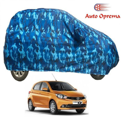 Auto Oprema Car Cover For Tata Tiago (With Mirror Pockets)(Blue)