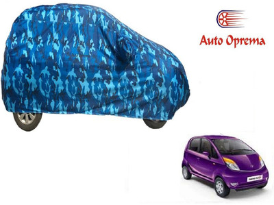Auto Oprema Car Cover For Tata Nano (With Mirror Pockets)(Blue)