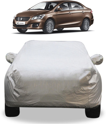 GoMechanic Car Cover For Maruti Suzuki Ciaz (With Mirror Pockets)(Silver, For 2016 Models)