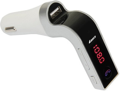 Ubee v4.1 Car Bluetooth Device with 3.5mm Connector, FM Player, MP3 Player, Car Charger(Golden, Silver)