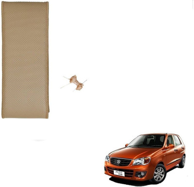 AuTO ADDiCT Hand Stiched Steering Cover For Maruti A-Star(Beige, Leatherite)