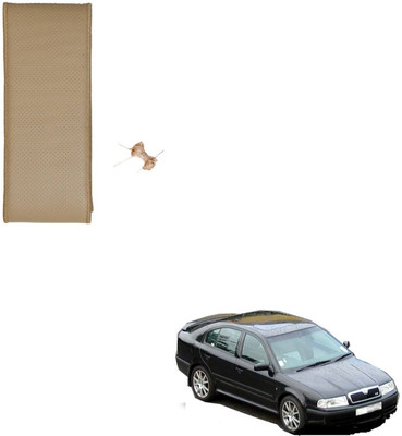 AuTO ADDiCT Hand Stiched Steering Cover For Skoda Laura(Beige, Leatherite)