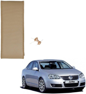 AuTO ADDiCT Hand Stiched Steering Cover For Volkswagen Jetta(Beige, Leatherite)