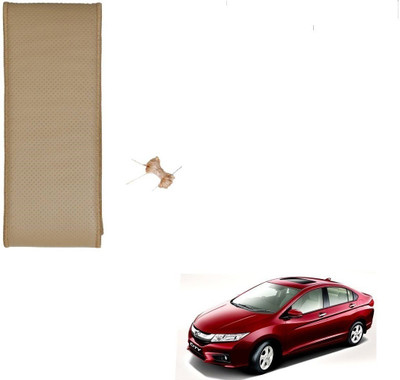 AuTO ADDiCT Hand Stiched Steering Cover For Honda CR-V(Beige, Leatherite)