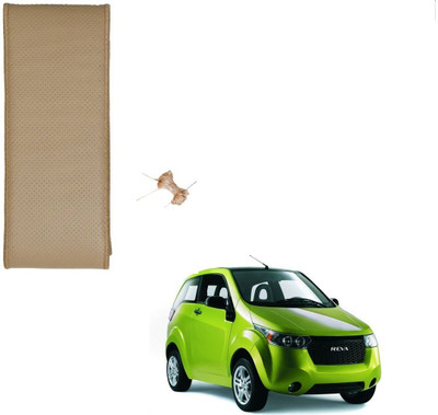 AuTO ADDiCT Hand Stiched Steering Cover For Mahindra Logan(Beige, Leatherite)