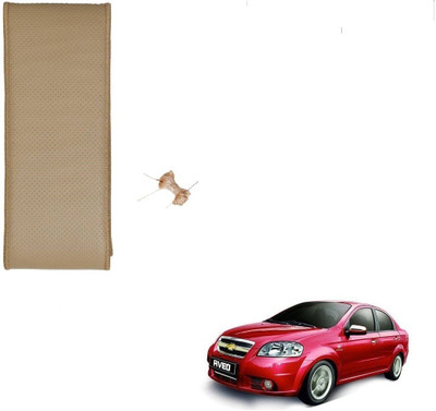 AuTO ADDiCT Hand Stiched Steering Cover For Chevrolet Beat(Beige, Leatherite)