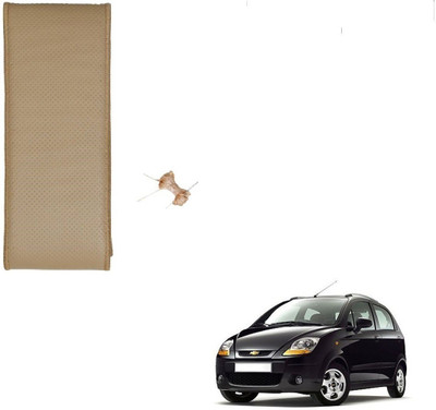 AuTO ADDiCT Hand Stiched Steering Cover For Chevrolet Tavera(Beige, Leatherite)