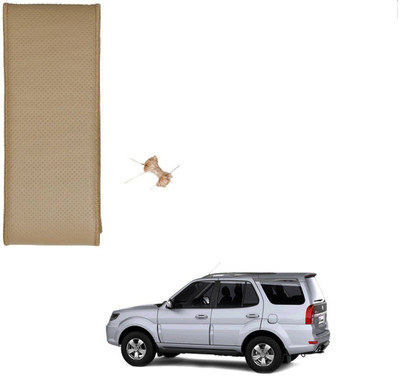 AuTO ADDiCT Hand Stiched Steering Cover For Tata Safari, Grand Dicor(Beige, Leatherite)