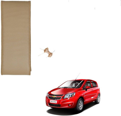 AuTO ADDiCT Hand Stiched Steering Cover For Chevrolet Sail(Beige, Leatherite)