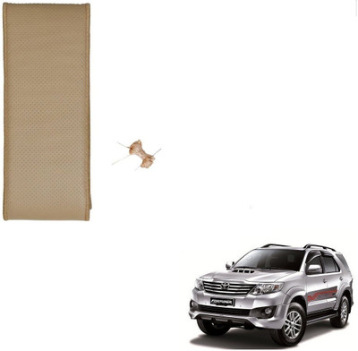 AuTO ADDiCT Hand Stiched Steering Cover For Toyota Fortuner(Beige, Leatherite)