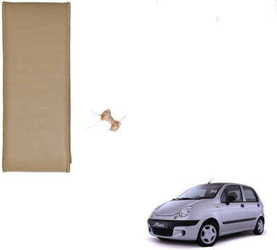 AuTO ADDiCT Hand Stiched Steering Cover For Chevrolet Sail UVA(Beige, Leatherite)