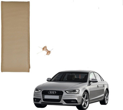AuTO ADDiCT Hand Stiched Steering Cover For Audi Q3(Beige, Leatherite)