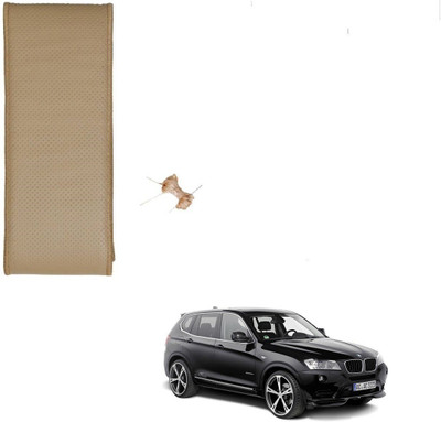 AuTO ADDiCT Hand Stiched Steering Cover For BMW 7 Series(Beige, Leatherite)