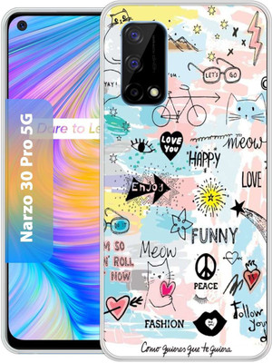 Dekhbuy Back Cover for Realme Narzo 30 Pro 5G(Multicolor, Dual Protection, Silicon, Pack of: 1)