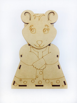 Krisha Handicrafts Mickey Bank Coin Bank(Beige)