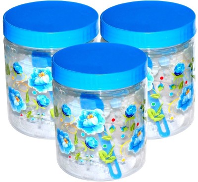 Eyelet Plastic Tea Coffee & Sugar Container  - 1500 ml(Blue)