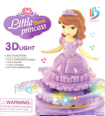 Savii Dancing doll robot with music and lights for kids and child(Purple)