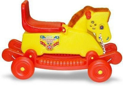ACUTIY Rideons & Wagons Non Battery Operated Ride On(Yellow, Red)