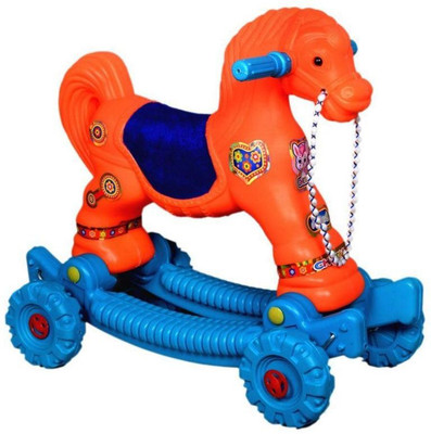 Galaxy gift gallery Rideons & Wagons Non Battery Operated Ride On(Blue, Orange)