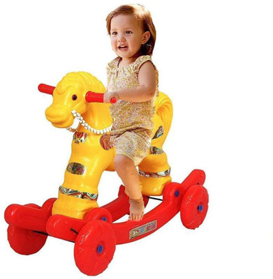 Galaxy gift gallery Rideons & Wagons Non Battery Operated Ride On(White, Blue)