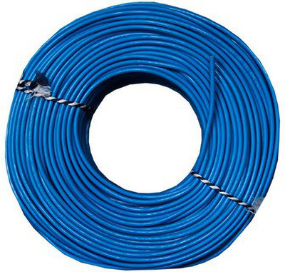 Polymax PVC 1 sq/mm Blue 90 m Wire(White)