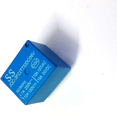 Ihc Mini 6V DC Sugar cube Power Relay 5 Pin PCB Type (Pack of 10) by Hobby Center Electronic Components Electronic Hobby Kit
